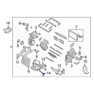 Kia OE - Front A/C Evaporator Drain