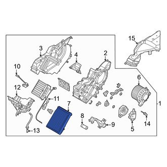 Kia OE - Rear A/C Evaporator Core