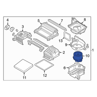 Kia OE - Front HVAC Blower Motor Assembly