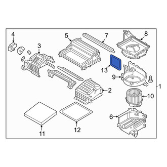 Kia OE - HVAC Blower Case Seal