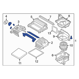 Kia OE - Front HVAC Blower Case Assembly