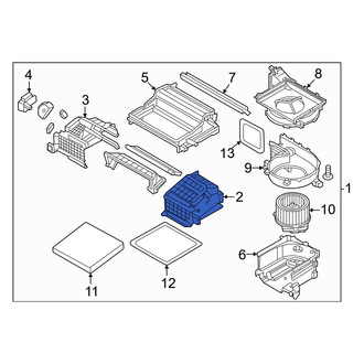Kia OE - Right HVAC Air Inlet Housing