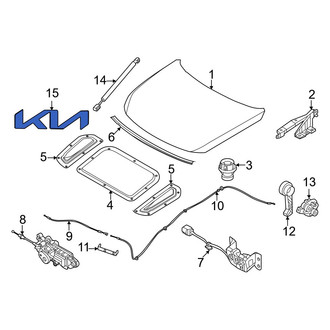 Kia OE - Front Hood Emblem