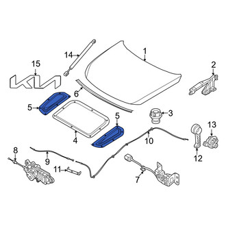 Kia OE - Front Left Hood Insulation Pad