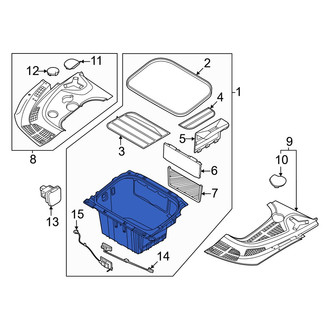 Kia OE - Front Trunk Floor Storage Box