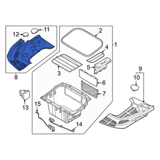 Kia OE - Front Right Radiator Support Access Cover
