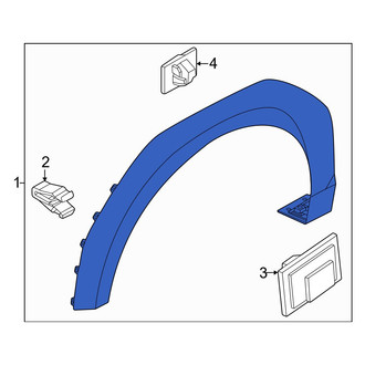 Kia OE - Front Right Wheel Arch Molding