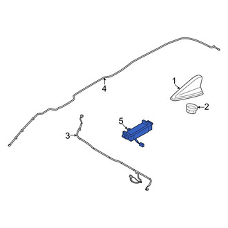 Kia OE - GPS Navigation System Antenna