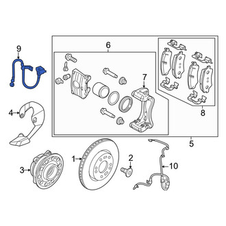 Kia OE - Front Left Brake Hydraulic Hose
