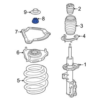 Kia OE - Upper Suspension Strut Nut