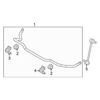Kia OE - Front Suspension - Stabilizer Bar & Components (AWD)
