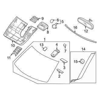 Kia OE - Windshield Glass (Land / Light / Light Long Range / Wind)