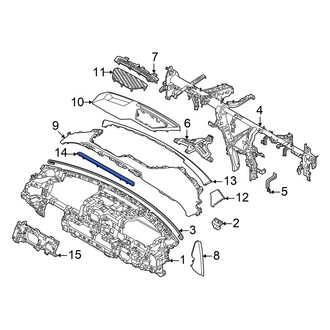 Kia OE - Upper Outer Instrument Panel Trim Panel
