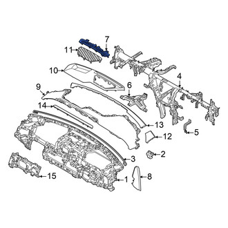 Kia OE - Front Dashboard Air Vent Trim