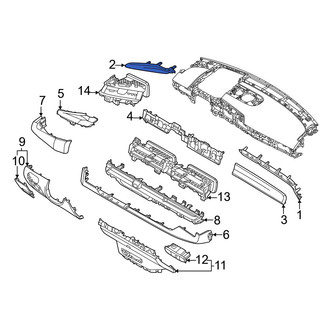 Kia OE - Left Upper Instrument Panel Molding