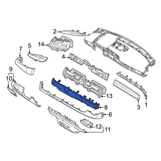 Kia OE - Center Instrument Panel Molding