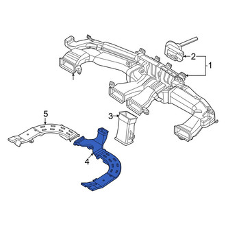 Kia OE - Front Right Lower Instrument Panel Air Duct