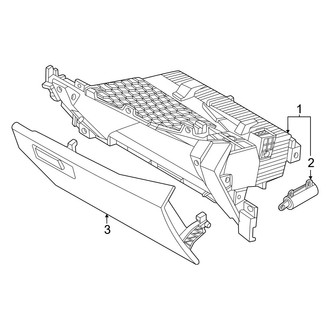 Kia OE - Instrument Panel - Glove Box (W/O Slider), (Light / Light Long Range / Wind)