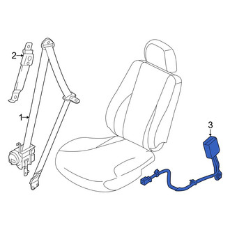 Kia OE - Center Right Seat Belt Receptacle