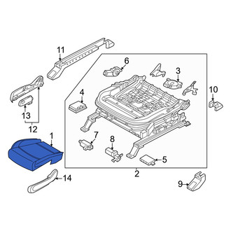 Kia OE - Front Left Seat Cushion Foam