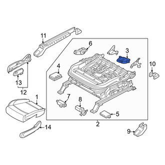Kia OE - Front Right Temperature Controlled Seat Blower Motor