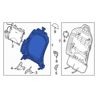 Kia OE - Front Left Seat Back Frame