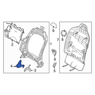 Kia OE - Front Left Seat Hinge Cover
