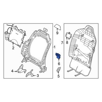 Kia OE - Front Right Climate Controlled Seat Duct