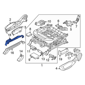 Kia OE - Front Right Inner Seat Frame Trim Panel