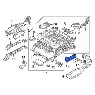 Kia OE - Front Right Inner Seat Frame Trim Panel