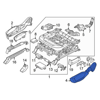 Kia OE - Front Left Outer Seat Trim Panel