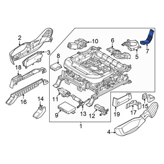 Kia OE - Front Left Rearward Climate Controlled Seat Duct