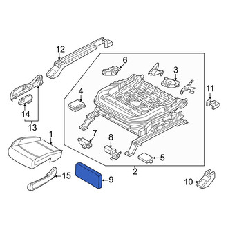 Kia OE - Front Left Forward Seat Cushion Foam