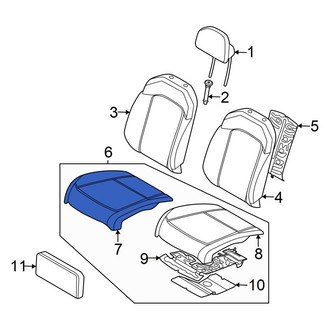 Kia OE - Front Left Seat Cover