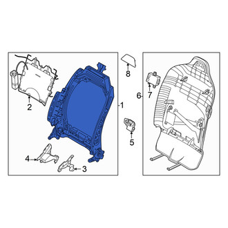 Kia OE - Front Left Seat Back Frame