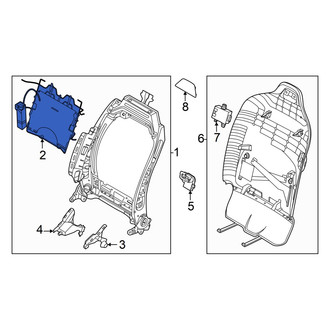 Kia OE - Front Left Seat Lumbar Support Cushion