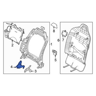 Kia OE - Front Left Seat Hinge Cover