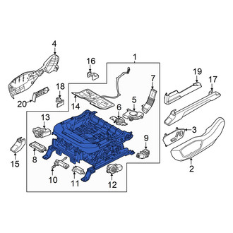 Kia OE - Front Left Seat Frame