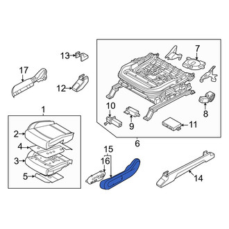 Kia OE - Front Right Inner Seat Trim Panel