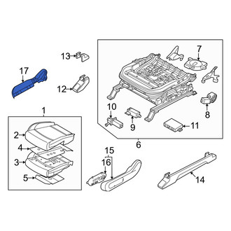 Kia OE - Front Left Inner Seat Trim Panel