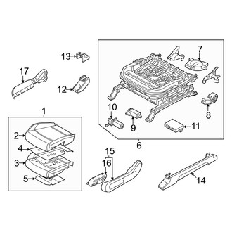 Kia OE - Front Left Seat Cushion Foam