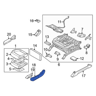 Kia OE - Front Left Outer Seat Trim Panel