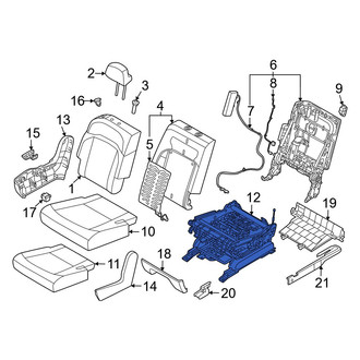 Kia OE - Center Right Seat Track