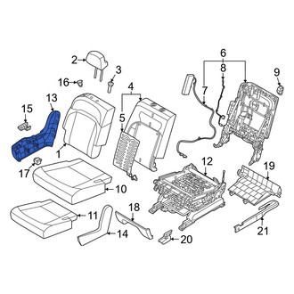 Kia OE - Center Right Outer Seat Trim Panel