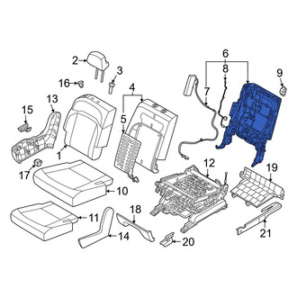 Kia OE - Center Right Seat Back Frame