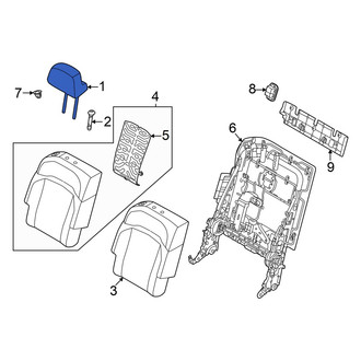 Kia OE - Center Left Outer Headrest