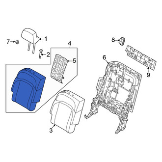 Kia OE - Center Right Seat Back Cushion