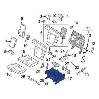 Kia OE - Center Left Seat Track