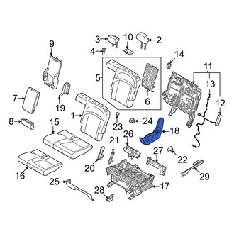 Kia OE - Center Left Outer Seat Trim Panel