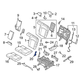 Kia OE - Center Left Seat Hinge